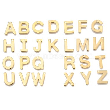 304 Stainless Steel Letter Charms(STAS-P141)-2