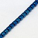 Electroplate Non-magnetic Synthetic Hematite Beads Strands(G-J163-3x3mm-03)-3
