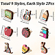Study Theme Stud Earring Sets(EJEW-SC0001-71)-2