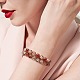 bracelet de perles tressées en verre rond étincelant(BJEW-SW00082-09)-6