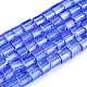 Transparent Electroplate Glass Bead Strands(GLAA-N047-08-C04)-1
