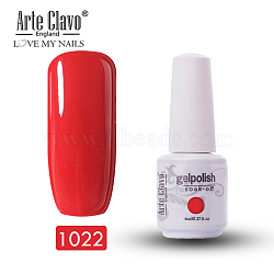 8ml Special Nail Gel, for Nail Art Stamping Print, Varnish Manicure Starter Kit, Red, Bottle: 25x66mm(MRMJ-P006-J005)
