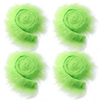 Artificial Wool Fabric for Christmas, Festive & Party Decoraions, Pale Green, 1500x50x1.5mm