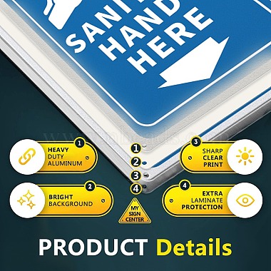 UV Protected & Waterproof Aluminum Warning Signs(AJEW-WH0111-L01)-5