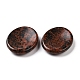 Oval Natural Mahogany Obsidian Thumb Worry Stone for Anxiety Therapy(G-P486-03A)-3