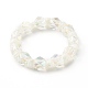 Ensembles de bracelets extensibles en perles acryliques transparentes à facettes pour enfants(BJEW-JB06220)-6