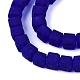 brins de perles de verre d&eacute;poli transparent(GLAA-N072-01A-A14)-3