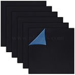 ABS Plastic Sheets, DIY Craft Making Supplies, Square, Black, 250x250x0.5mm(KY-WH0045-66C-01)