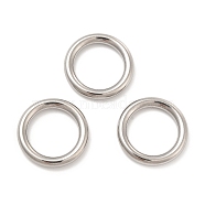 Non-Tarnish 304 Stainless Steel Linking Rings, Round Ring, 20x3mm, Inner Diameter: 14mm(STAS-D246-01A-04P)