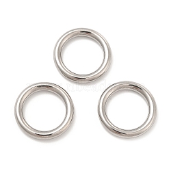 Non-Tarnish 304 Stainless Steel Linking Rings, Round Ring, 20x3mm, Inner Diameter: 14mm(STAS-D246-01A-04P)