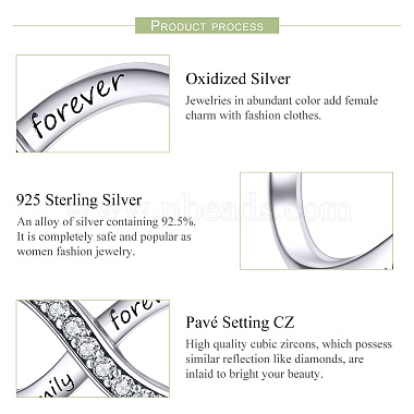 925 ссылки стерлингового серебра(HJEW-FF0012-07)-6