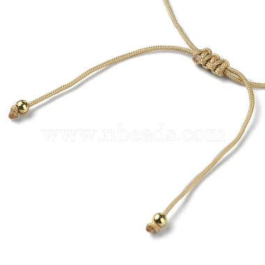 Natural Aquamarine Chips Braided Bead Bracelets(BJEW-JB09851-03)-4