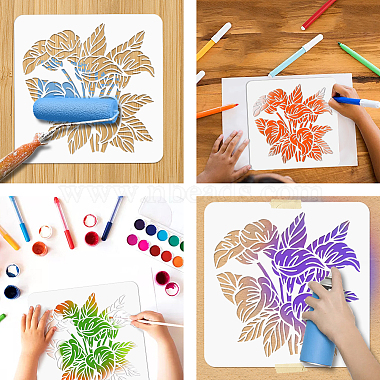 PET Hollow Out Drawing Painting Stencils(DIY-WH0405-0089)-4