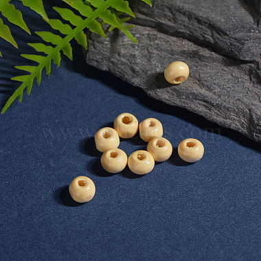 Natural Unfinished Wood Beads(TB092Y-4)-5