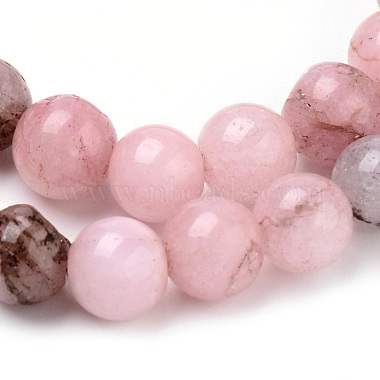 Brins de perles de jaspe fleur de prunier naturel(G-Q462-63-6mm)-2