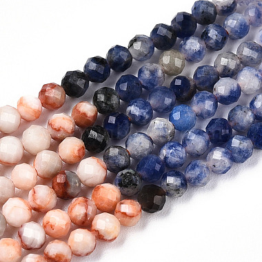 Natural & Synthetic Mixed Gemstone Beads Strands(G-D080-A01-02-25)-4