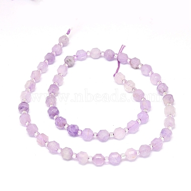 Natural Amethyst Beads Strands(G-O201B-41)-2