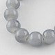 Chapelets de perles en verre imitation jade(X-DGLA-S076-4mm-30)-1