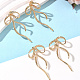 6Pcs Brass Stud Earring Finding(KK-BBC0019-96A)-5