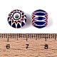 handgemachte Millefiori Glas runde Perlen(LA-N002-10B)-4