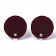 Cellulose Acetate(Resin) Stud Earring Findings(KY-R022-018)-3