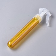 35ml PET Plastic Portable Spray Bottle, Refillable Mist Pump, Perfume Atomizer, Goldenrod, 21.6x2.8cm, Capacity: 35ml(1.18 fl. oz)(MRMJ-WH0059-65F)