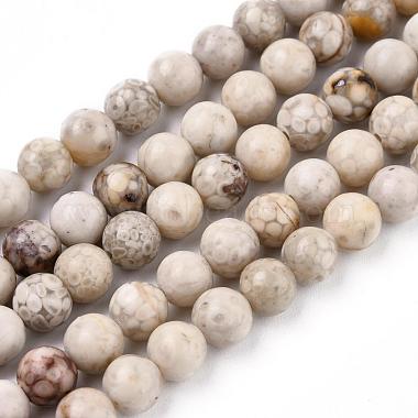 Natural Medicinal Beads Strands(X-G-F353-8mm)-3