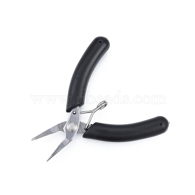 Black Stainless Steel Flat Nose Pliers