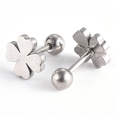201 Stainless Steel Barbell Cartilage Earrings(EJEW-R147-13)-3