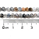 Brins de perles d'agate craquelée de feu naturel(X-G-R344-4mm-24)-3