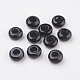 Randomly Mixed Natural Black Agate and Banded Agate European Beads(X-G-G740-12x6mm-12)-1