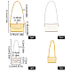 sacs en métal à mini-présentoir de style fingerinspire 4pcs 4(AJEW-FG0001-59)-2
