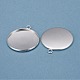 304 Stainless Steel Pendant Cabochon Settings(STAS-F191-14S-I)-2