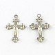 Crucifix Cross 201 Stainless Steel Pendants(STAS-R075-15)-1
