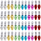 120Pcs 6 Colors Plastic Pendants(FIND-SC0010-90B)-1