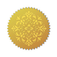 Self Adhesive Gold Foil Embossed Stickers, Medal Decoration Sticker, Others, 5x5cm(DIY-WH0211-365)
