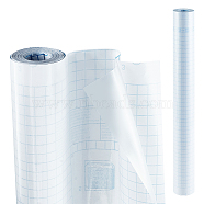 Plastic Self Adhesive Book Wrap, Waterproof Book Cover Protector, White, 450mm, 10m/roll(DIY-WH0488-69A)