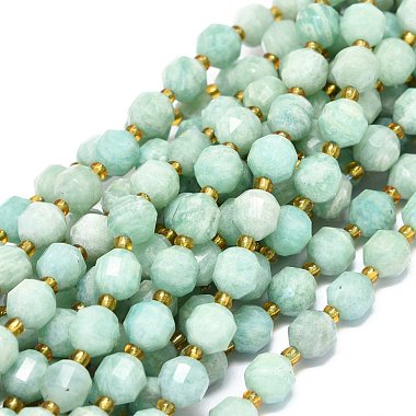 Bicone Amazonite Beads