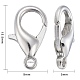 Zinc Alloy Lobster Claw Clasps(E106-NF)-4