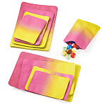 72Pcs 4 Styles Two Tone Rectangle Plastic Gift Bags, Resealable Bags, Hot Pink, 10~18x7~12x0.014cm, Unilateral Thickness: 2.5 Mil(0.065mm), 18pcs/style(OPP-TA0001-17)