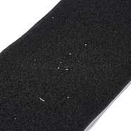 (Defective Closeout Sale: Surface Dust)Nylon Magic Tapes, Adhesive Hook and Loop Tapes, Black, 1490x113x2mm(FIND-XCP0002-07)