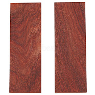 Unfinished Sandalwood for Knife Handle Crafts, Rectangle, Saddle Brown, 12.2x4.2x1.05cm(WOOD-WH0036-07)