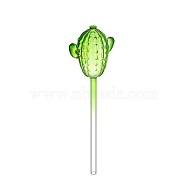 Glass Self-Watering Stakes, Flower Automatic Watering Device, Garden Waterer, Cactus, 50x80x260mm(WG46249-02)