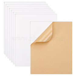 Foam Stamp Poster Board, Rectangle, for Presentations, School, Office & Art Projects, White, 250x200x3mm(DIY-WH0387-49A)