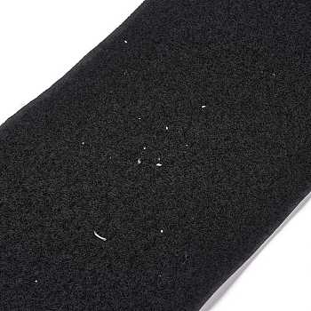 (Defective Closeout Sale: Surface Dust)Nylon Magic Tapes, Adhesive Hook and Loop Tapes, Black, 1490x113x2mm