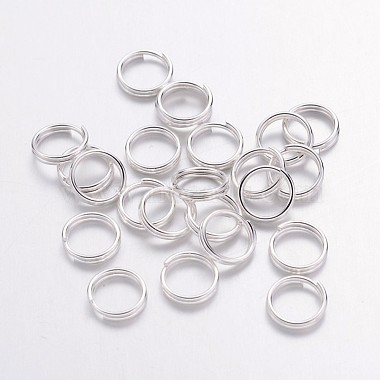 Silver Round Iron Split Rings