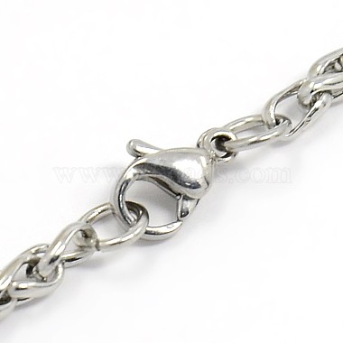 304 Stainless Steel Wheat Chain Bracelet Making(STAS-A028-B006P)-2