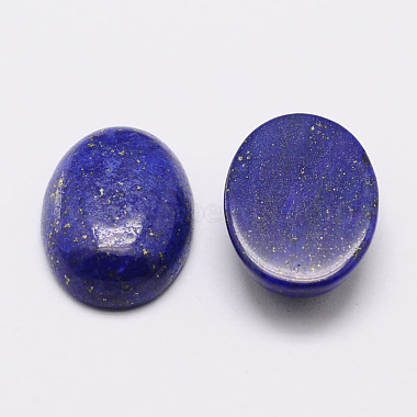 Dyed Oval Natural Lapis Lazuli Cabochons(G-K020-14x10mm-02)-2