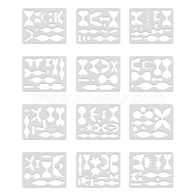 gabarits de dessin en plastique(DIY-WH0222-013)-4