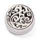 304 Stainless Steel Magnetic Diffuser Locket Aromatherapy Essential Oil Buckle(AJEW-M027-12P)-5